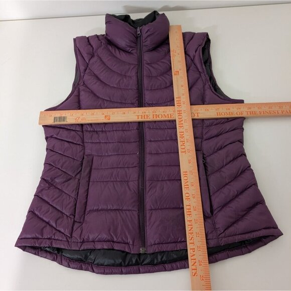 Bernardo Down Puffer Vest Womens Size Medium Purple Lightweight Quilted Packable - Picture 8 of 10